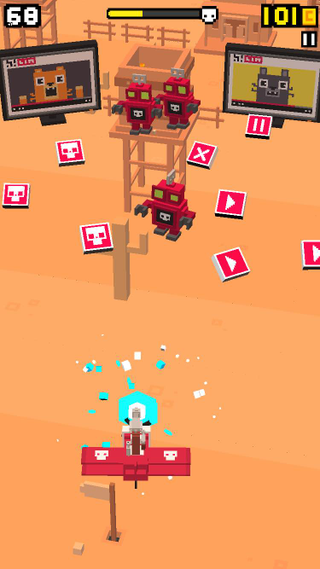 Illustration for article titled Shooty Skies Is A Game About Shooting In The Sky, And It Is Great